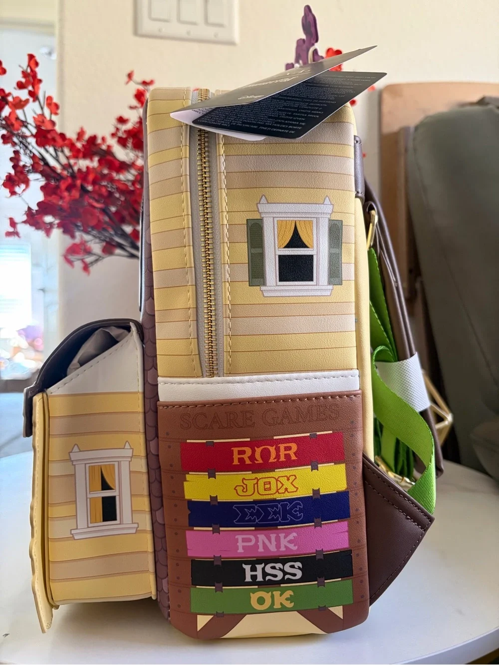 NWT Loungefly Disney Monsters University Oozma Kappa House Figural Backpack